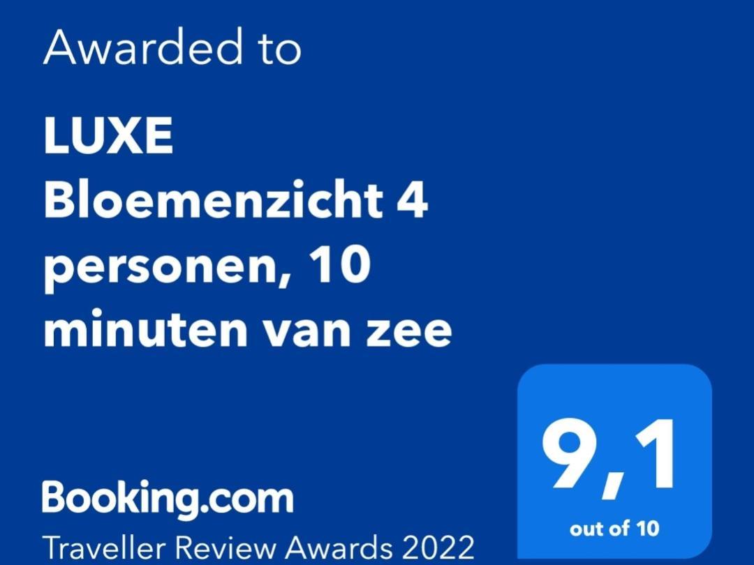 Luxe Bloemenzicht 4 Personen, Bnb, 10 Minuten Van Zee Breezand Exterior foto